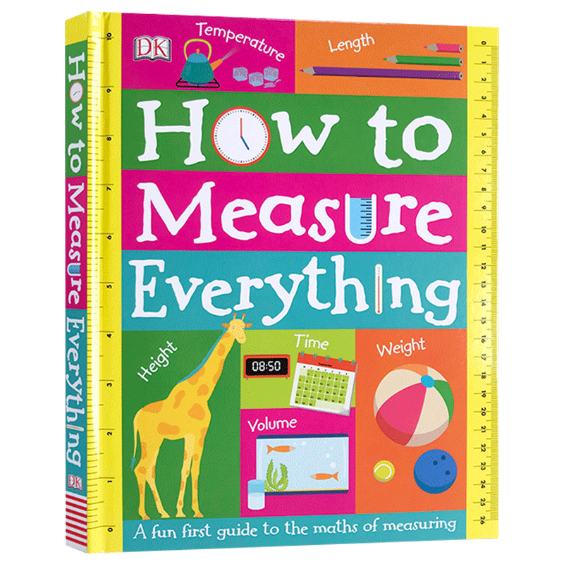 [醉染正版]如何巧量度 趣味数学量度立体绘本 How to Measure Everything 英文原版DK儿童英语启高清大图