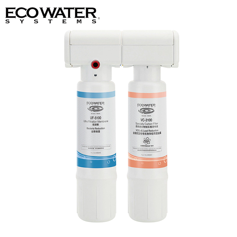 怡口(ECOWATER)厨下式直饮净水器 830vc plus超滤净水机 无废水3L大流量