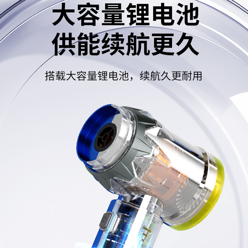 小狗车载吸尘器车用大吸力超强吹吸机汽车高强力无线手持家用迷你CV20高清大图