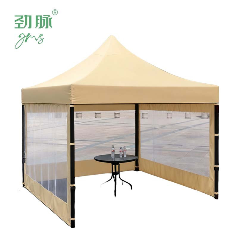 劲脉 户外防雨帐篷 六棱墨绿-3*6*2.1M 顶高清大图