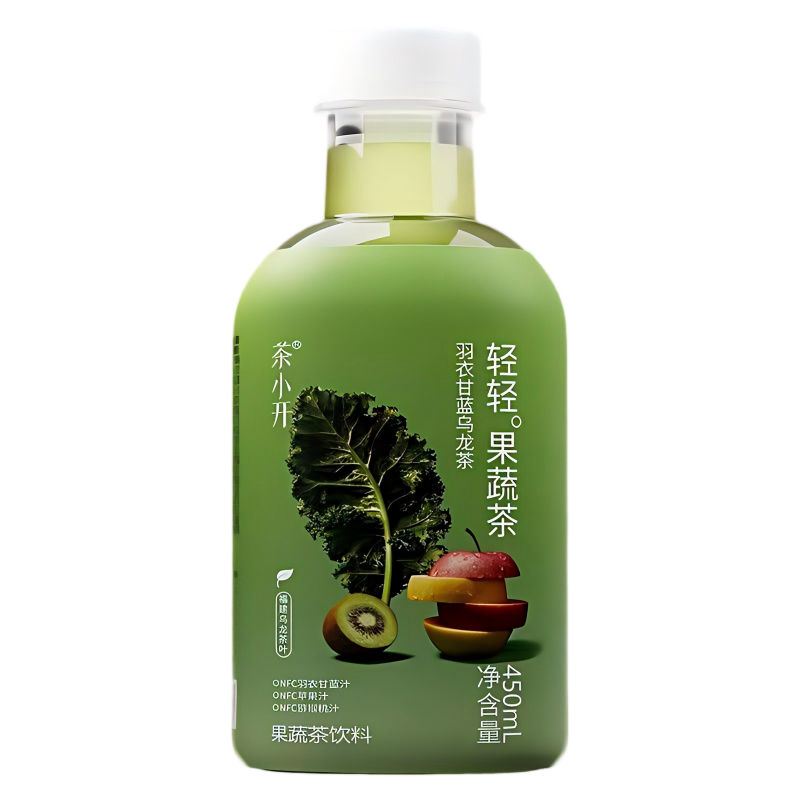 茶小开羽衣甘蓝乌龙茶450ml*15高清大图