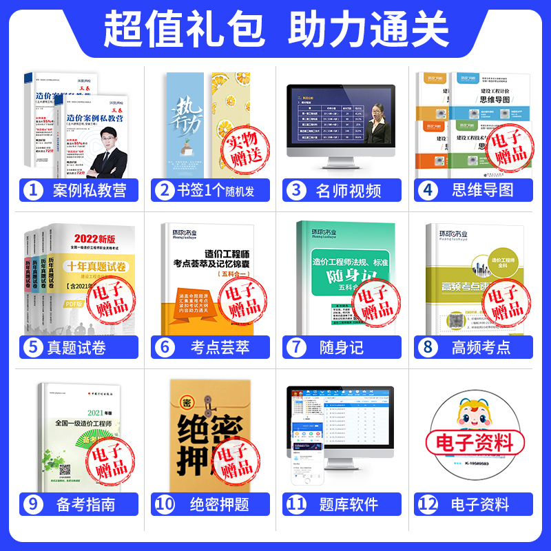 [正版]环球网校备考2024年王东注册一级造价师建设工程造价案例分析私教营备考秘籍一造10年真题历年真题试卷十年考点土高清大图