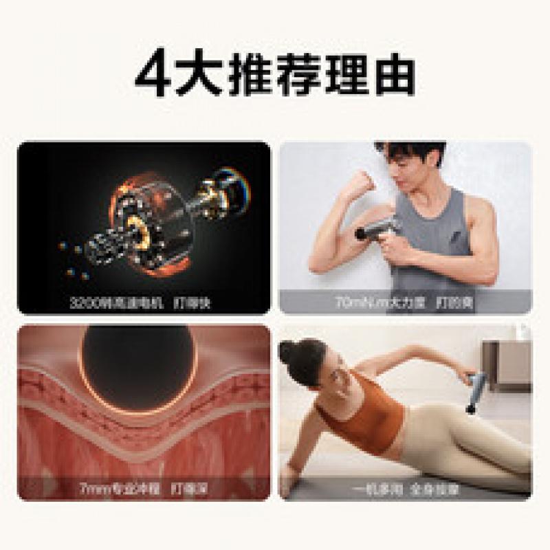 skg筋膜枪 F1尊享款迷你运动肌肉全身专业级按摩仪器经膜肌模抢便携小巧 生日圣诞节礼物送父母男女友高清大图
