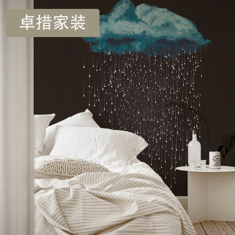 星空壁纸玄关客厅电视背景墙墙纸无纺布定制无缝墙布壁画壁布壹德壹