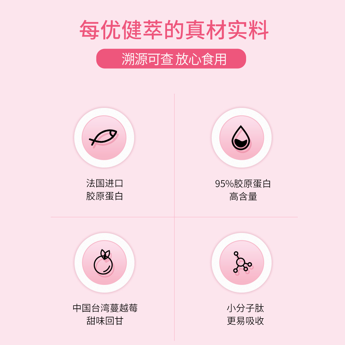 [买3发4]每优健萃95%胶原蛋白粉法国进口原料5g*30条高清大图