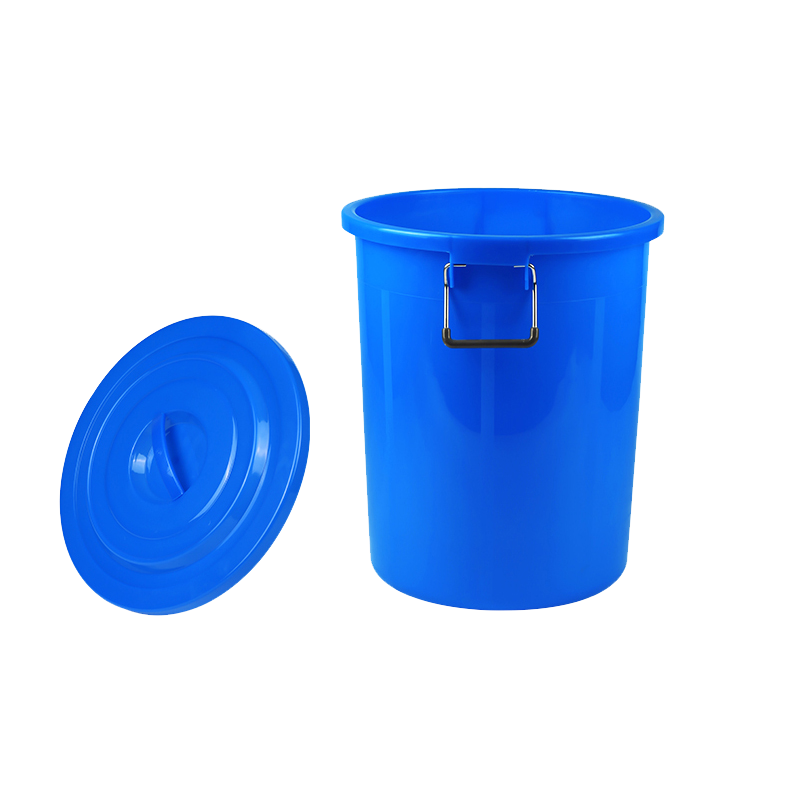 奇桄烁水桶塑料桶60L蓝色个高清大图