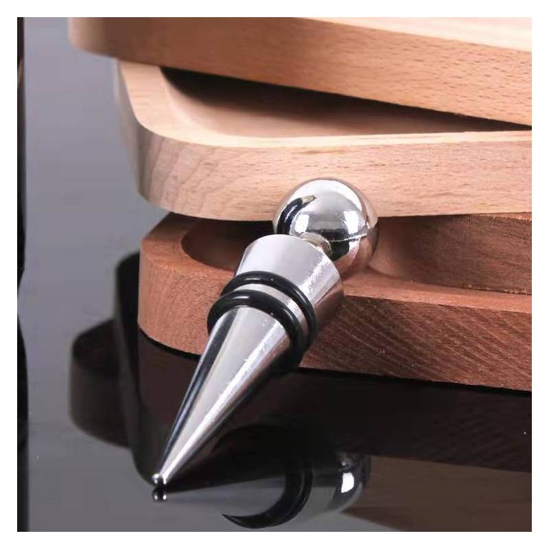 档网红锌合金圆头六丝红酒酒塞葡萄酒塞子保鲜密封酒瓶塞锌合金二丝酒