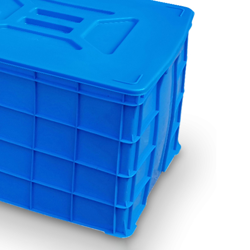 臻远ZY-SNXD-97收纳储物箱长方形物流中转箱带盖子 810*560*500mm高清大图