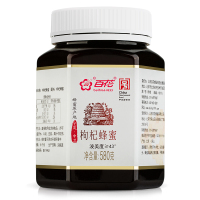 baihua 百年老号 甜蜜匠心 中华老字号 百花枸杞蜂蜜580g/瓶 纯净天然滋补蜂蜜 43度波美度 原产地 宁夏中卫