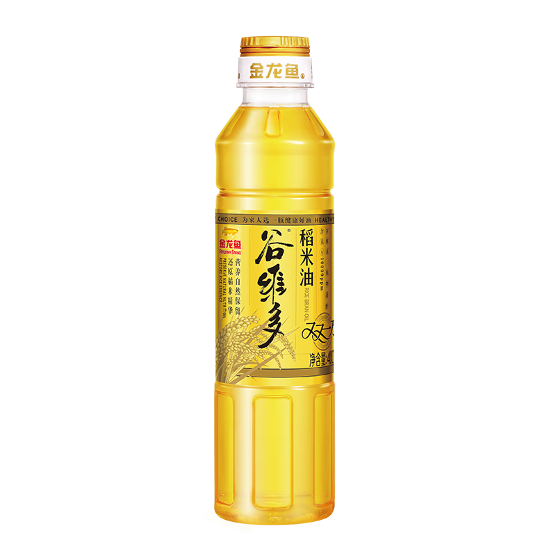 金龙鱼米油伴手礼团购大米食用油组合套装(稻米油400ml+大米香米500g)送礼袋 起订量:100份高清大图