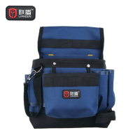电工腰间工具包袋腰挎式多功能牛津布维修工作腰包
