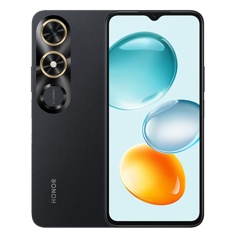 荣耀Play9C 6GB+128GB 幻夜黑 5G手机 5200mAh长续航 90Hz护眼灵动屏 大屏幕大声音流畅耐用学生老人备用智能机