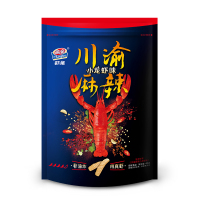 亲亲 膨化食品 虾条川渝麻辣小龙虾味40g(休闲零食）