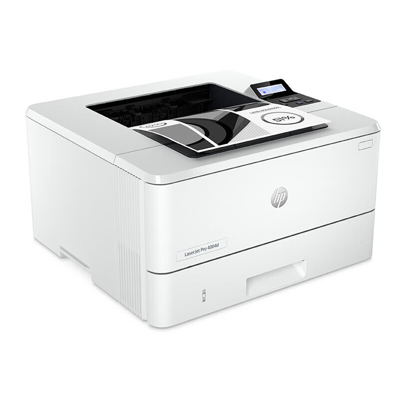 惠普(HP) M4004d A4黑白激光单功能打印机 液晶显示屏 usb连接套餐三高清大图