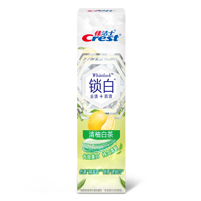 佳洁士 120g双色锁白牙膏清柚白茶(单位:支)