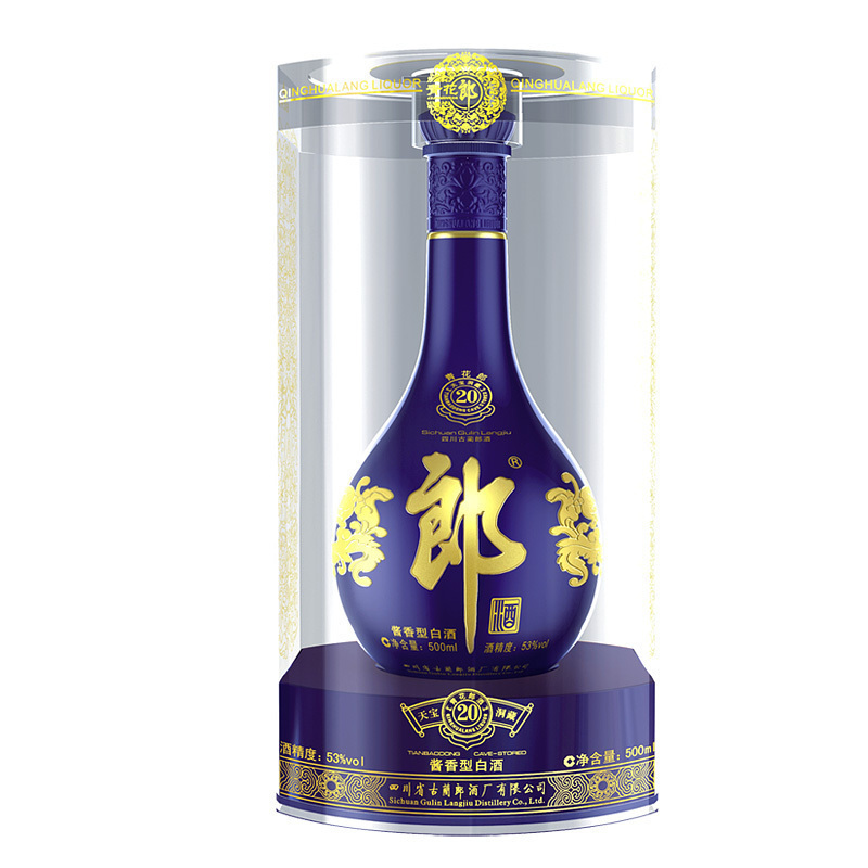 [郎酒旗舰店青花郎]郎酒 青花郎 53度酱香型白酒 500ml 单瓶装