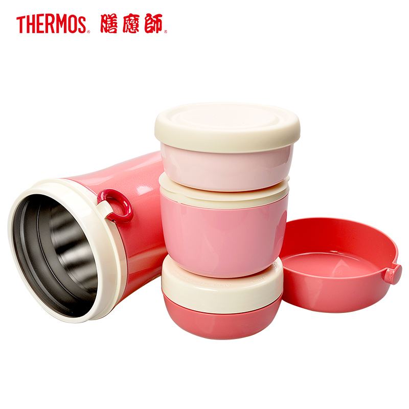 膳魔师,膳魔師(THERMOS)JBC-800800ML/保温饭盒保温便当盒/便携保温杯304不锈钢/THERMOS三层高清大图