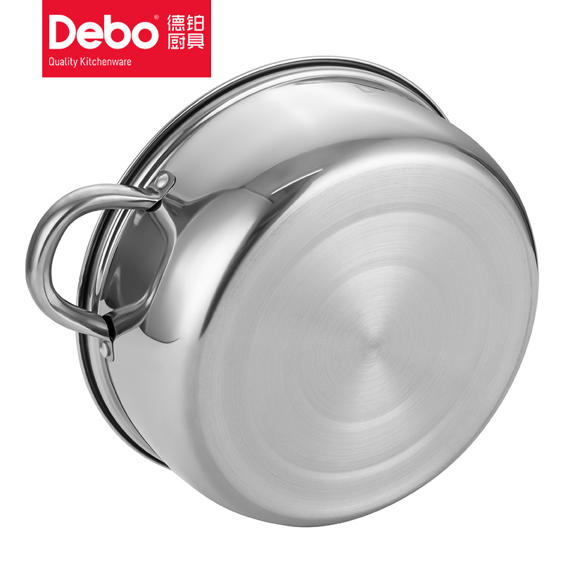 德铂(Debo) DEP-DZ080 凯奇 不锈钢锅汤锅 26cm高清大图