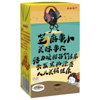 谷粒谷力 黑芝麻浓浆 谷物饮料五谷杂粮 早餐奶不含牛奶 谷物浓浆 250ml*16 /整箱