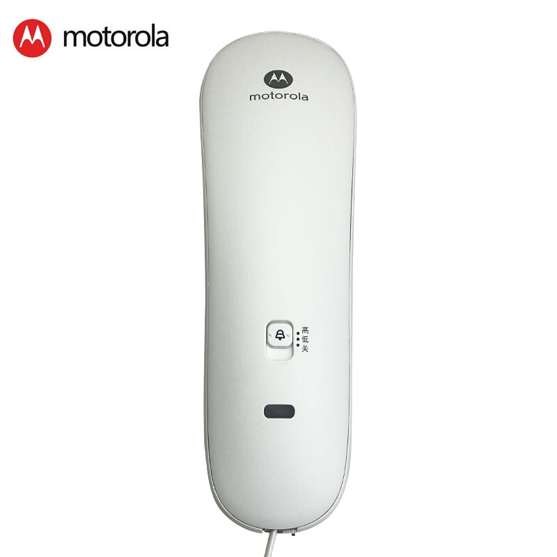 摩托罗拉(MOTOROLA)CT50电话机 酒店电话机座机 固定电话 办公家用 桌墙两用可壁挂 单向通话保留 白色