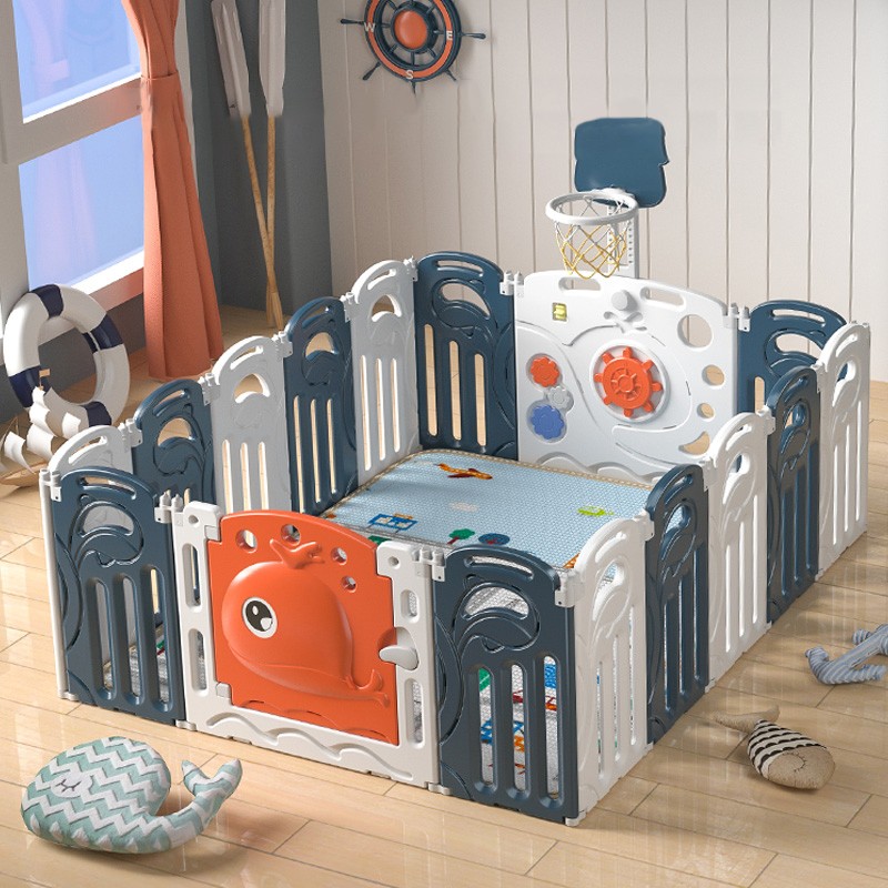 乐缔(lerder)婴儿童围栏护栏宝宝爬行垫安全学步栅栏家用户外室内游乐