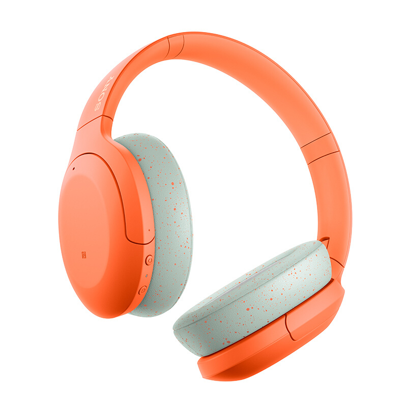 索尼(SONY)WH-H910N 蓝牙降噪无线耳机 头戴式Hi-Res音质游戏耳机 手机蓝牙耳机(hear系列 橘色)