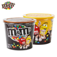 德芙M&M’S巧克力豆(牛奶)270g牛奶味碗装M豆妙趣巧克力儿童休闲零食品