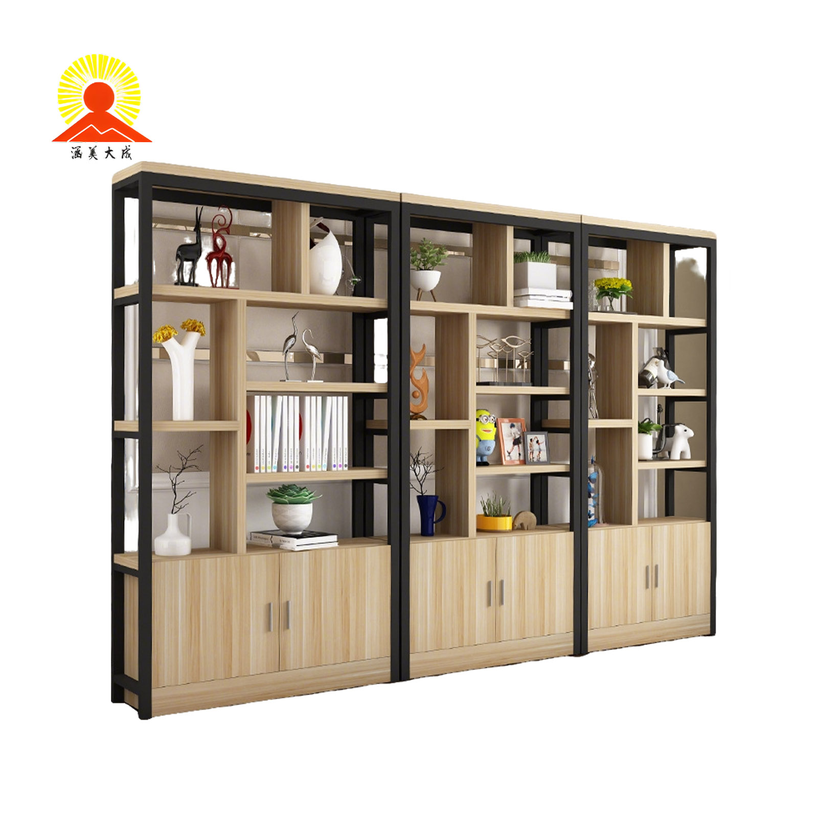 涵美大成 展示柜 1820*1000*280mm 组高清大图