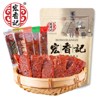 宏香记 蜜汁味枕式长条猪肉干200g*2袋 蜜汁味果汁味麻辣味多种口味肉脯休闲零食福建小吃