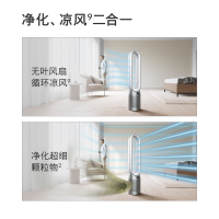 戴森(Dyson)空气净化风扇TP07黑镍色 高效分解甲醛 凉风、净化二合一