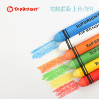 特宝儿(Topbright)多色支装户外粉笔 3-6岁男孩女孩儿童画板玩具黑板绘画配件安全无毒微尘粉笔 120215