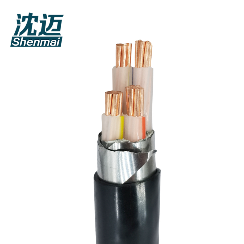 沈迈 铜芯铠装电缆 WDZB-YJY23-0.6/1KV-4*25平方毫米 米高清大图