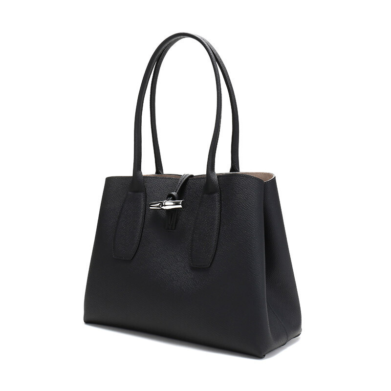 longchamp珑骧女士roseau系列牛皮手提单肩包10060hpn