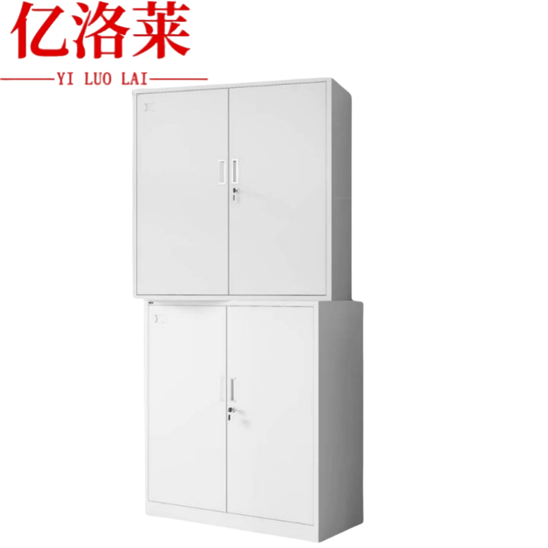亿洛莱 分双节办公柜 850*390*1800mm 台高清大图