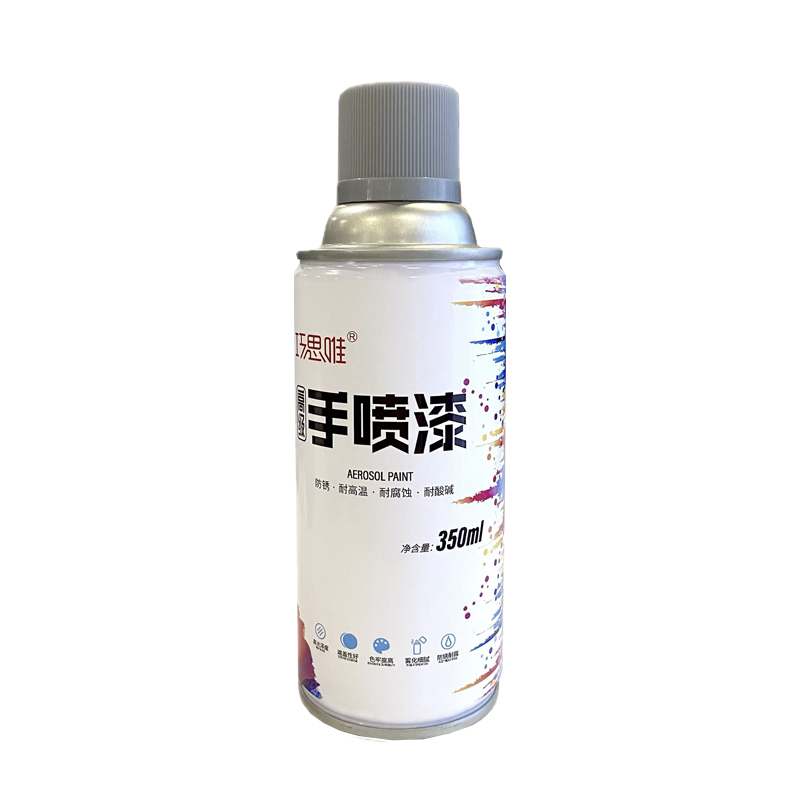 巧思唯 自喷漆 银灰色 350ml 瓶