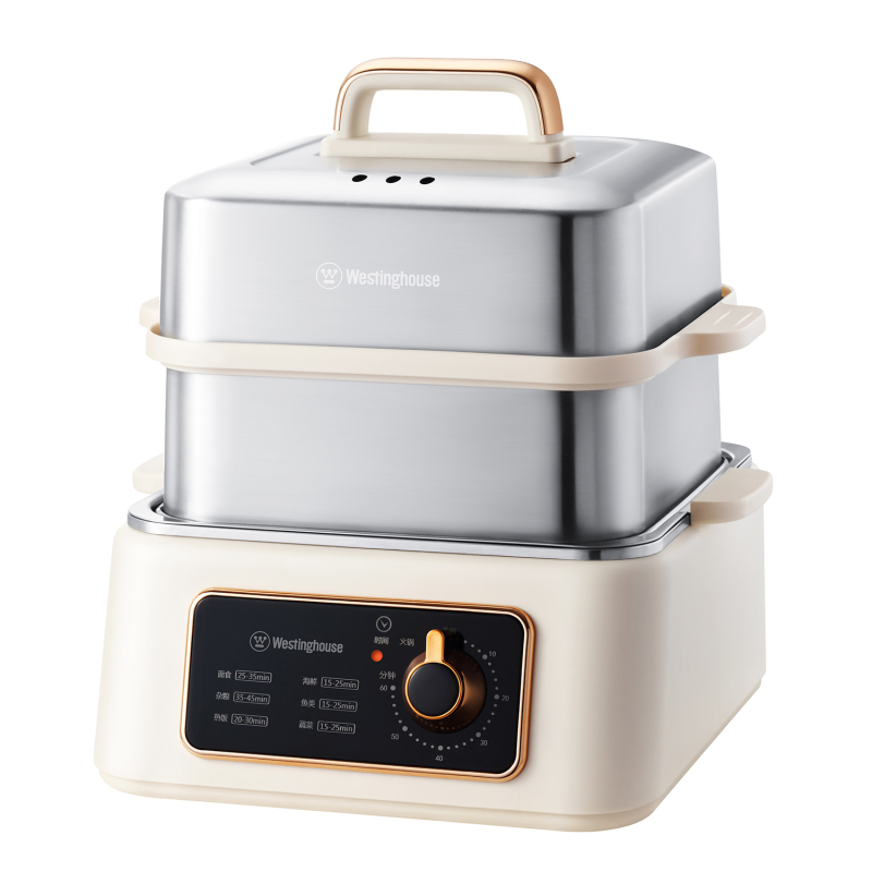 西屋Westinghouse-蒸煮多功能 3层大容量 多功能电蒸锅电炖锅WZL12G!