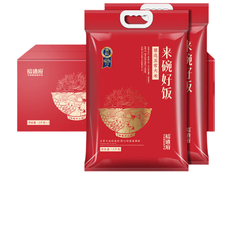 裕道府 03来碗好饭 尊选五常大米5kg*2/箱