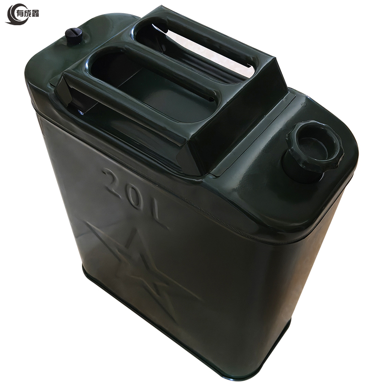 有成鑫 加油桶加厚铁皮汽油桶铁皮桶 立式20L 个高清大图