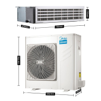 Midea美的中央空调4匹 一拖三 全直流变频多联机 MDVH-V100W/N1-521TR(E1)