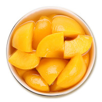 多儿比dolbee 黄桃水果罐头425g*6罐礼盒装 休闲零食品 过节送礼佳品 年货
