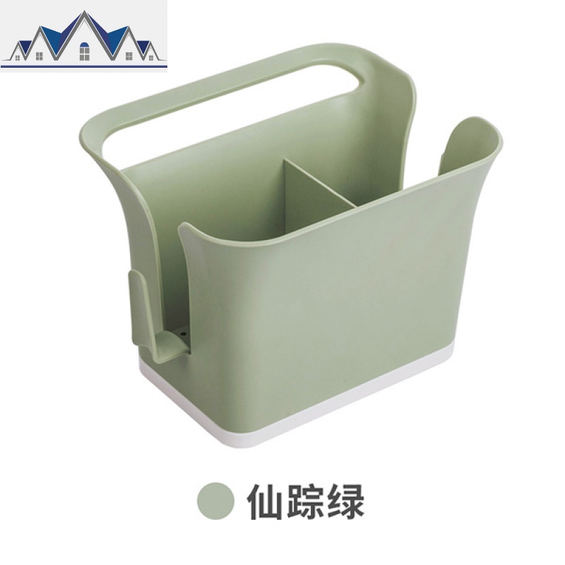 海绵沥水收纳架厨房用品台面置物架水刷百洁布架水池清洁抹布架_380 仙踪绿