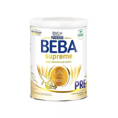 新版 德国雀巢BEBA至尊版SUPREME两种HMO超高端婴幼儿奶粉Pre段 800g/罐