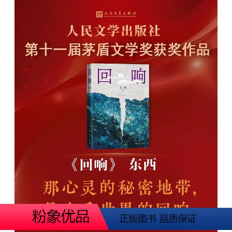 [正版]回响东西著2023年第十一届茅盾文学奖2021中国好书余华冯小刚陈建斌站 都市 情感推理 悬疑 人性 人民文学高清大图