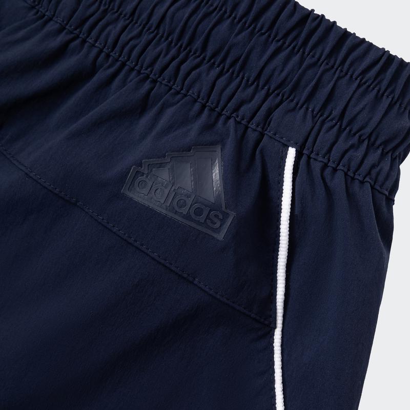 阿迪达斯(adidas)adidas女士运动宽松织物短裤时尚百搭休闲跑步训高清大图