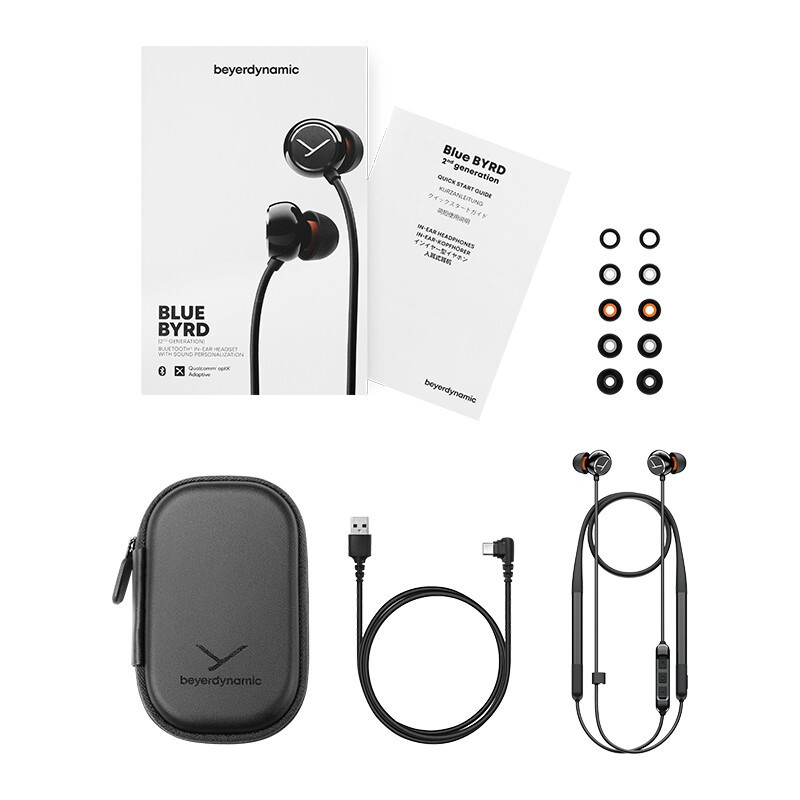 拜亚动力/拜雅 (beyerdynamic) BLUE BYRD 2 蓝牙耳机无线运动入耳式挂脖颈挂式物理降噪蓝牙5.2