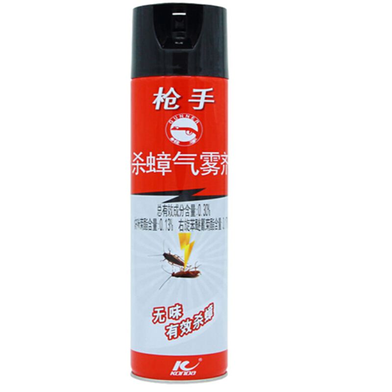 枪手杀蟑气雾剂无味型600ml