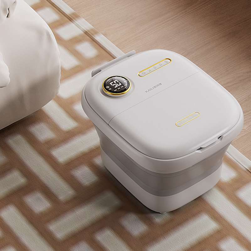 凯诗捷(KASJ)T5 电动折叠足浴器 足浴盆折叠泡脚桶全自动洗脚盆按摩加热足浴桶泡脚盆