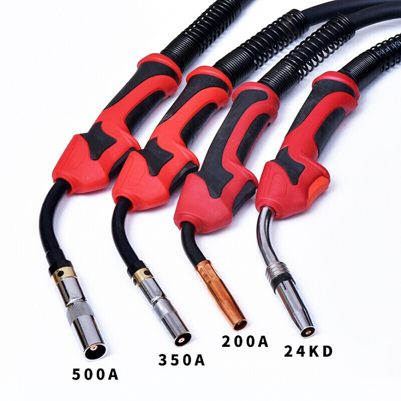 二氧化碳气保焊 200A/350A/500A/15AK/24KD 便携式 焊液化气 焊机配件欧式 欧式350A3米焊枪高清大图