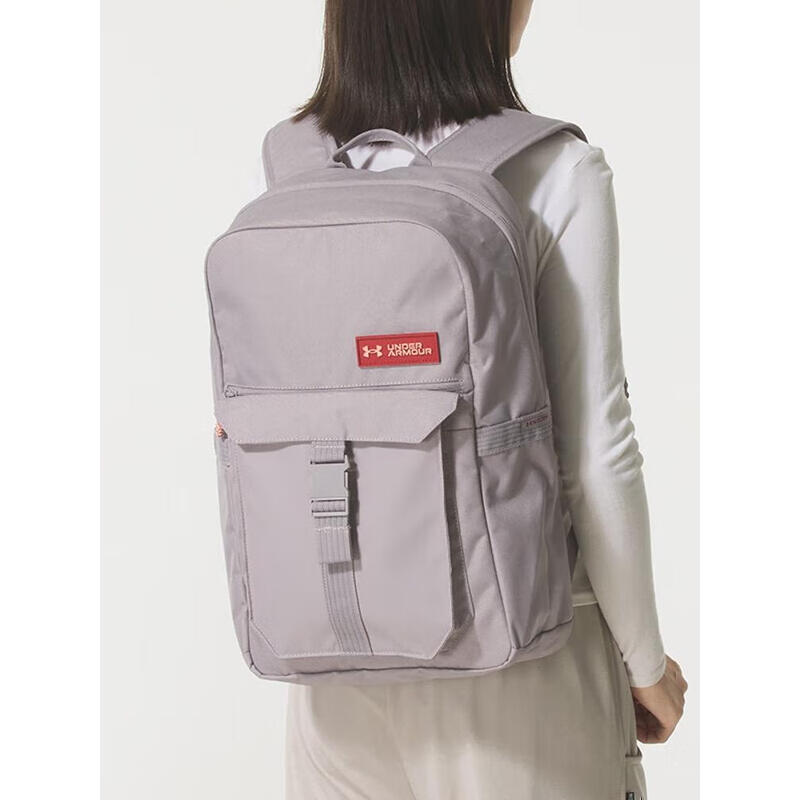 安德玛(UNDERARMOUR)男包女包 新款运动户外出行收纳包健身包 1384462-015 灰色