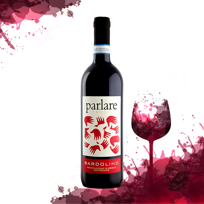 意大利原瓶进口 派拉雷巴多利诺红葡萄酒Parlare Bardolino 单支装750ml